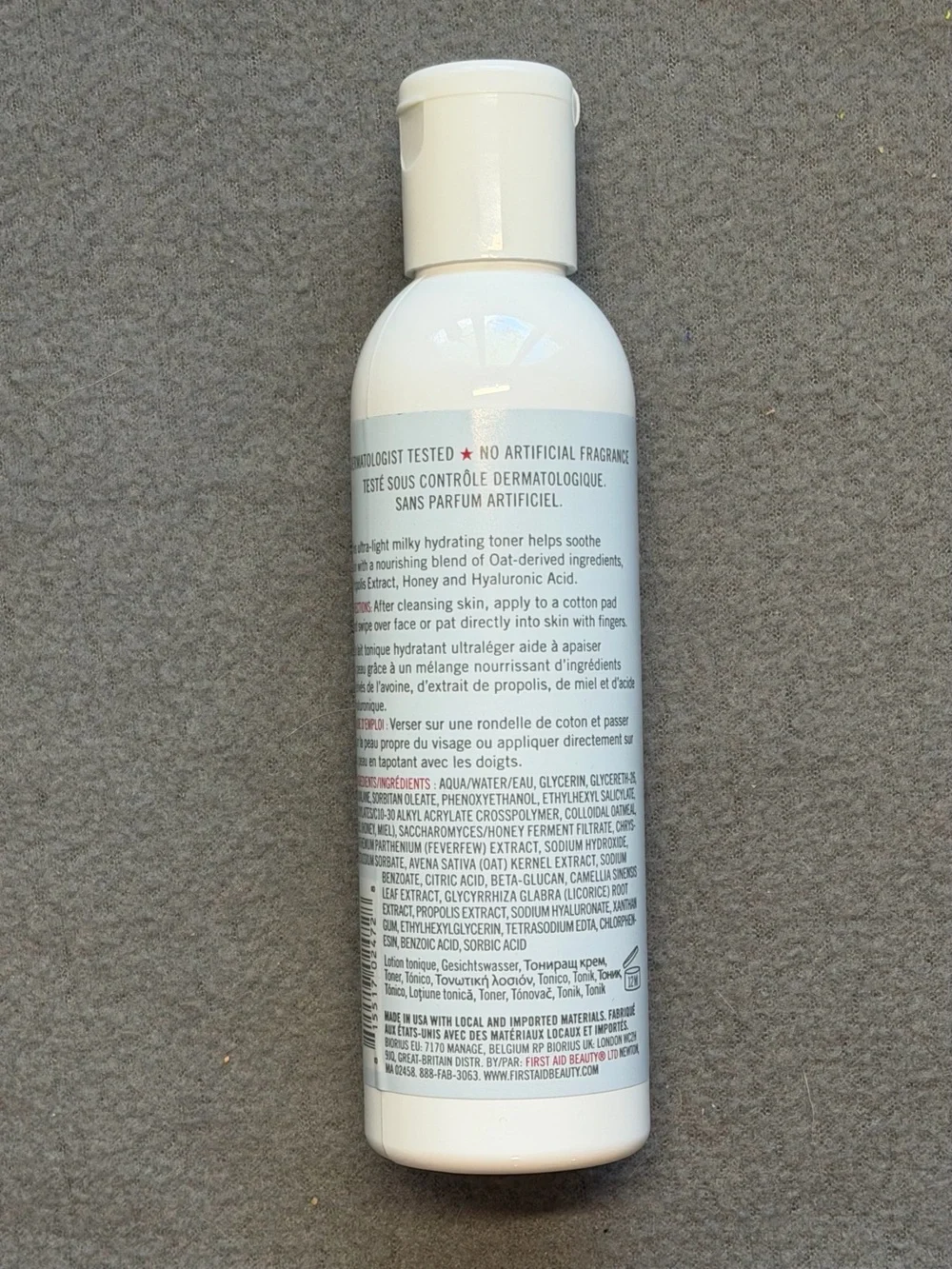 First Aid Beauty Ultra Repair Wild Oat Hydrating Toner 6.0 oz
